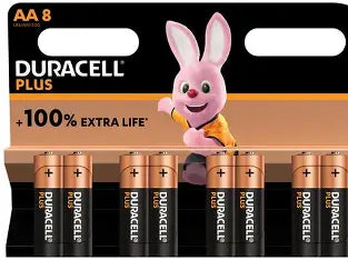 Duracell Plus AA 8PK