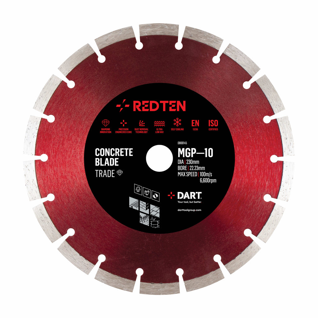 Dart Red Ten Trade MGP-10 Diamond Blade 115D X 22B