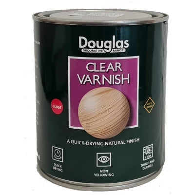 Water Based Varnish Clear Gloss, 750ml