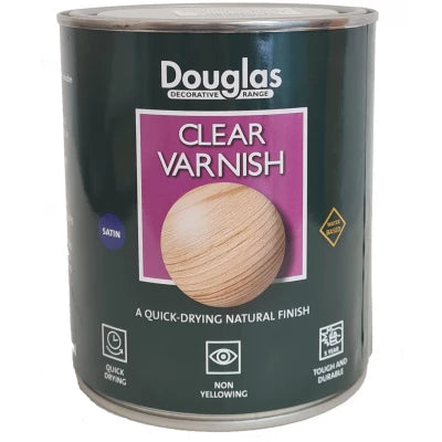 Water Based Varnish Clear Satin, 750m