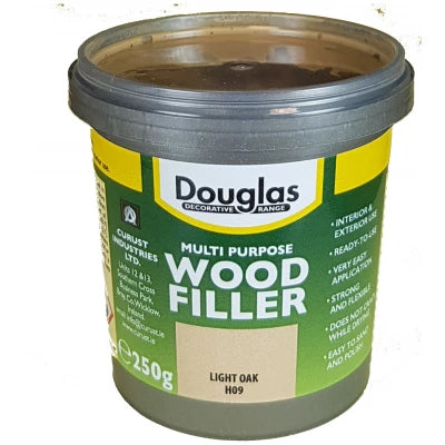 Multi Purpose Wood Filler, 250gr Light Oak