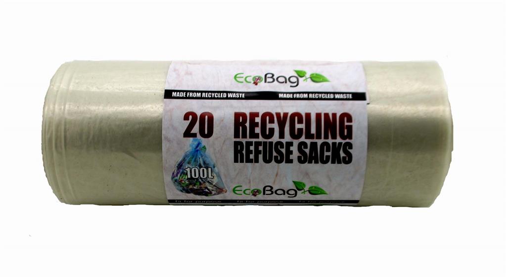 CLEAR RECYCLING SACKS