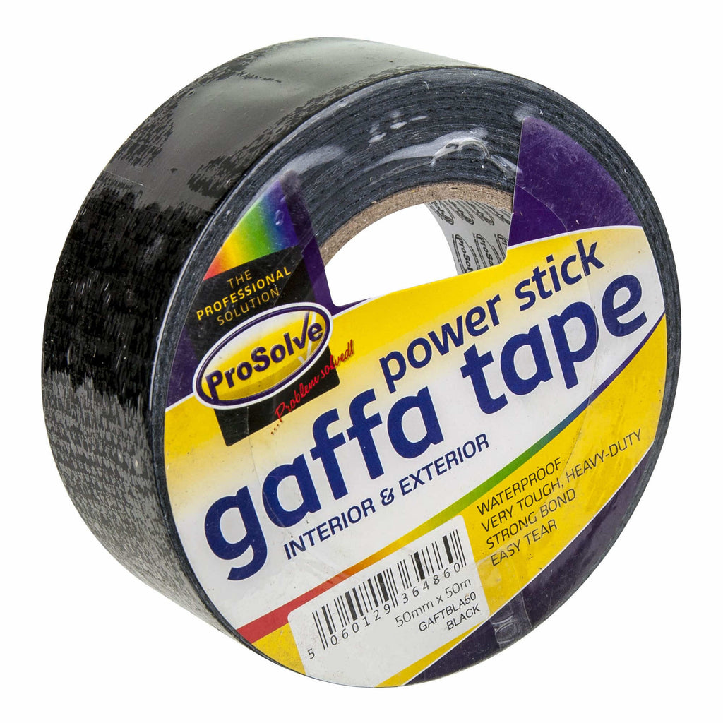 PROSOLVE GAFFA BLACK 50MMX50M - burkes_Hardware