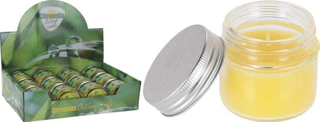 Glass Jar Citronella