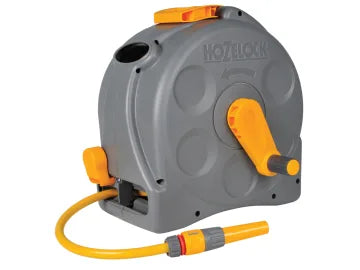 HOZELOCK 2IN1 COMPACT HOSE REEL+25M HOSE - burkes_Hardware