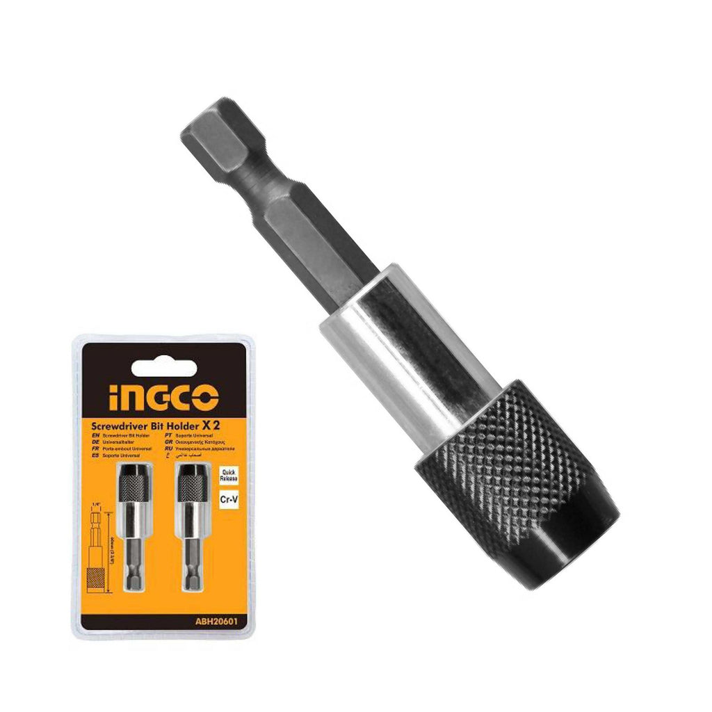 INGCO 60MMX2PCS SCRERWDRIVER BIT HOLDER - burkes_Hardware