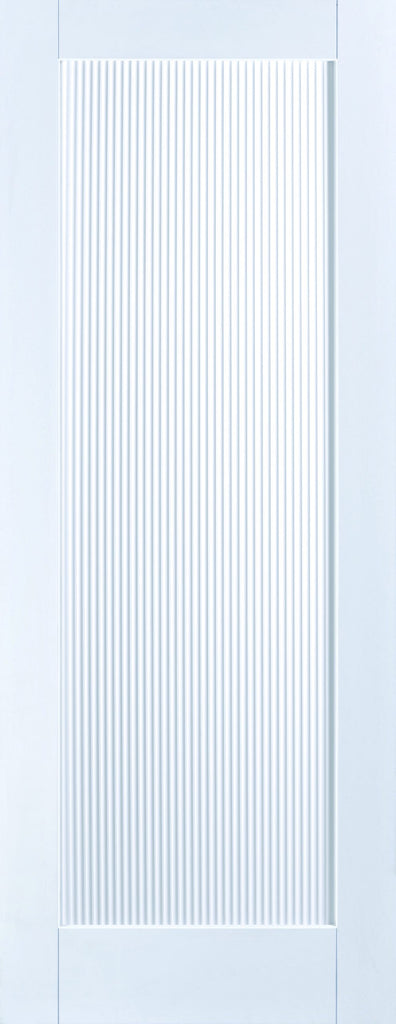 Ionic 1P White Primed Fluted Panel