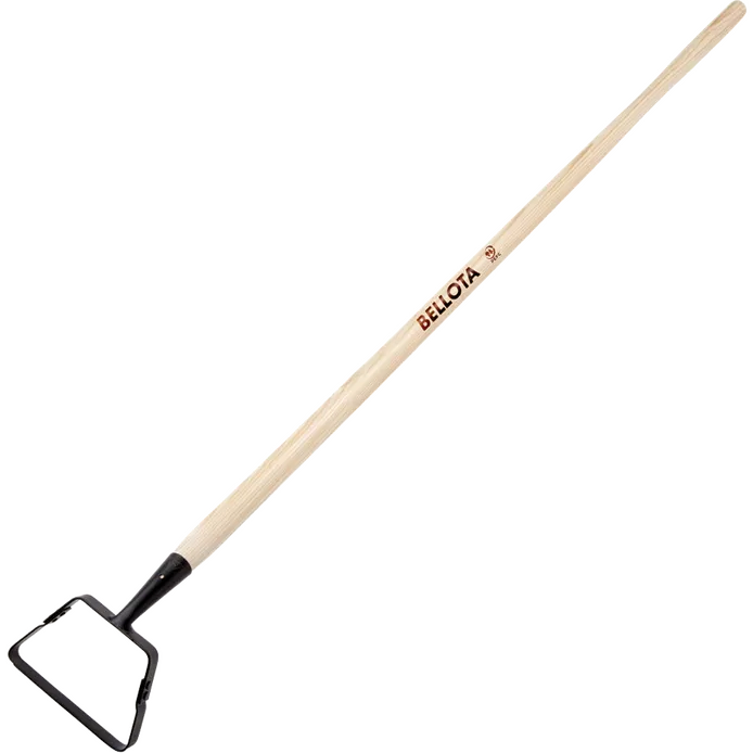 Oscillating hoe for garden maintenance, long handle