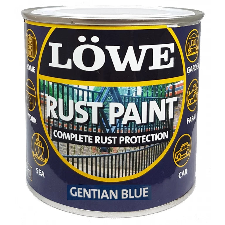 Lowe Metal & Machinery Paint, Blue – 500ml