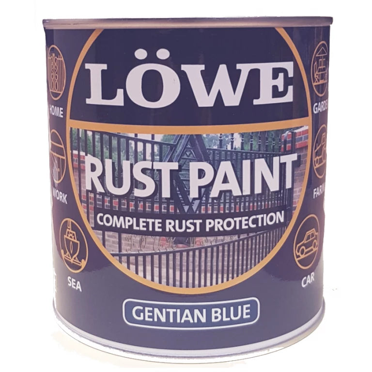Lowe Metal & Machinery Paint, Blue – 1ltr