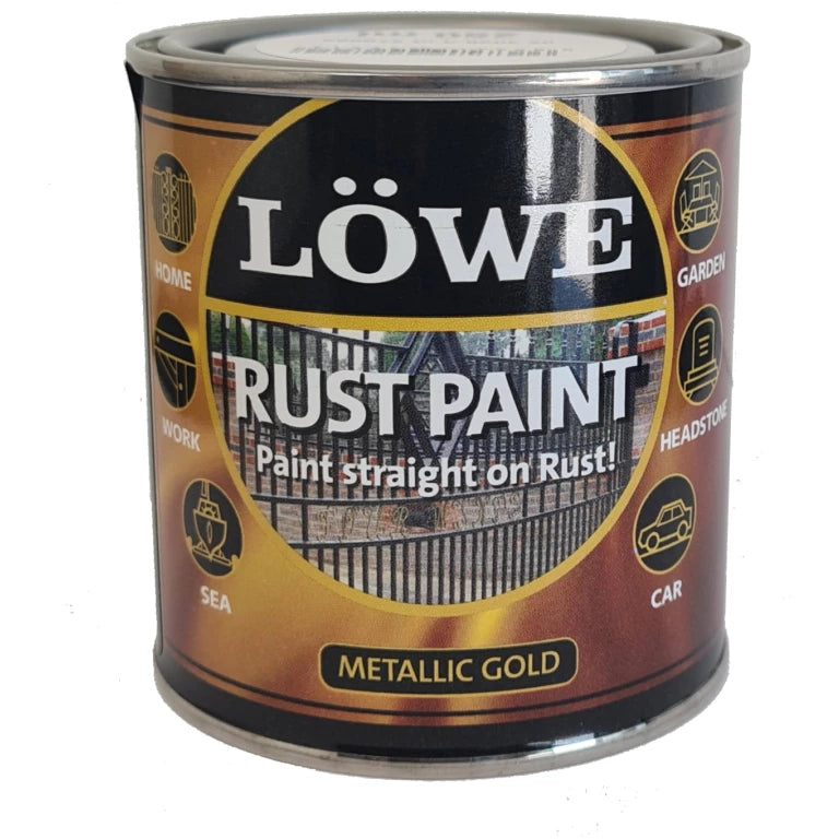 Lowe Rust Paint, Gold 250ml