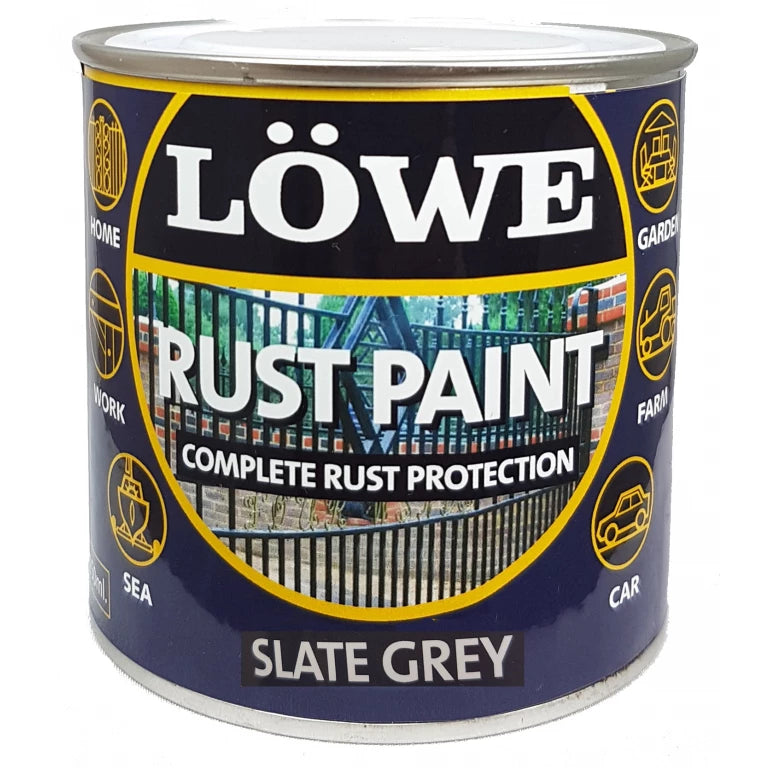 Lowe Metal & Machinery Paint, Slate Grey – 500ml