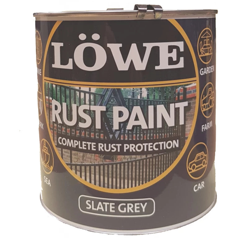 Lowe Metal & Machinery Paint, Slate Grey – 1ltr