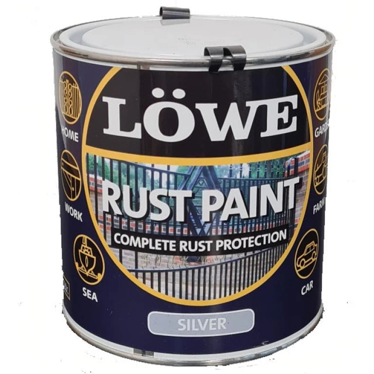 Lowe Rust Paint Silver, 1ltr