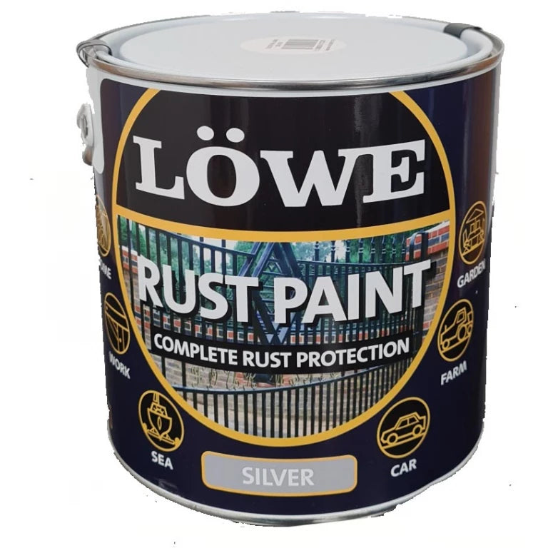 Lowe Rust Paint Silver, 2.5ltr