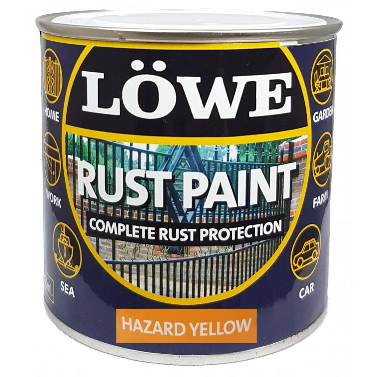 Lowe Metal & Machinery Paint, Yellow – 500ml