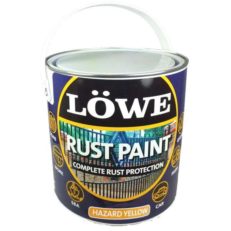 Lowe Metal & Machinery Paint, Yellow – 2.5ltr