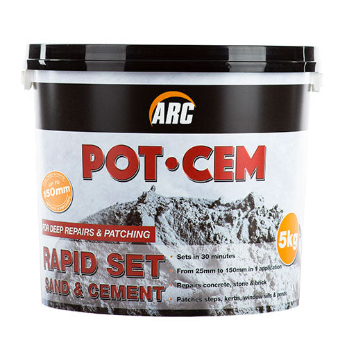 POT-CEM RAPID SAND & CEMENT 5KG (RED)