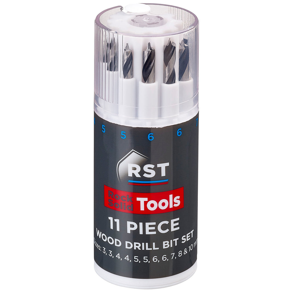 RST1004 WOOD DRILL BIT SET 11PCS - burkes_Hardware