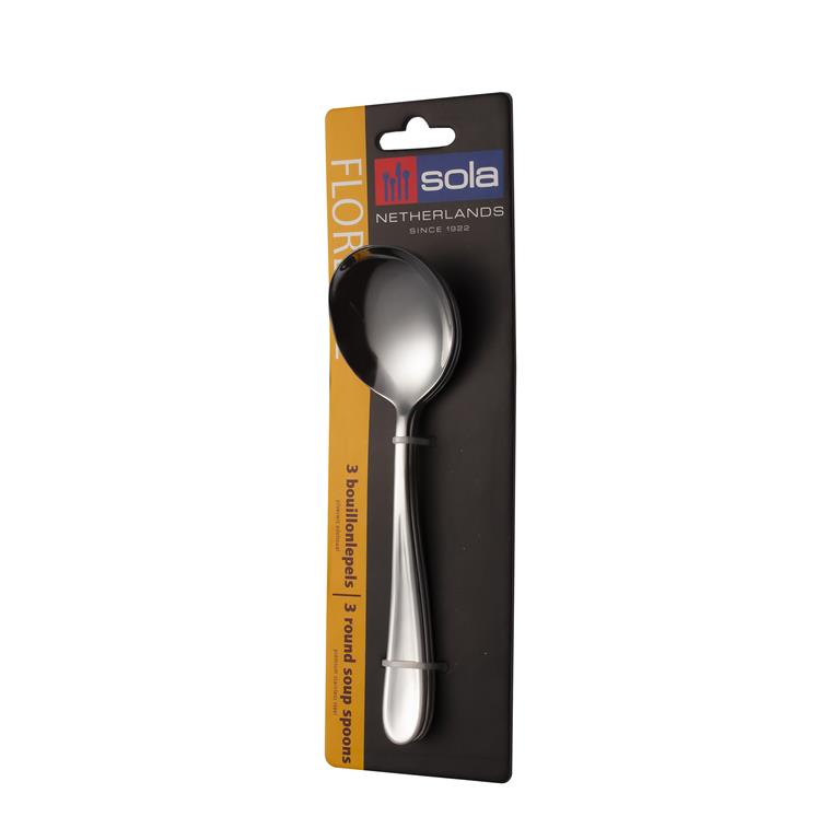 ROUND SOUP SPOON FLORENCE DESIGN