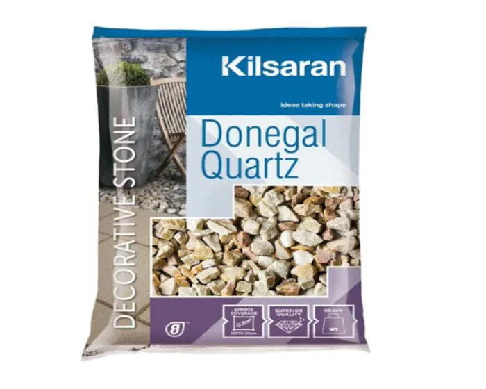 BAG OF DONEGAL QUARTZ ROSE 14MM 25KG