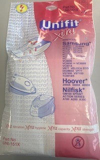 UNIFIT XTRA NILFISK SAMSUNG HOOVER DUST BAGS