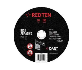 Dart Red Ten SS/INOX Thin 115MM Abrasive Disc 10PK