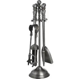 Antique Pewter Companion Set