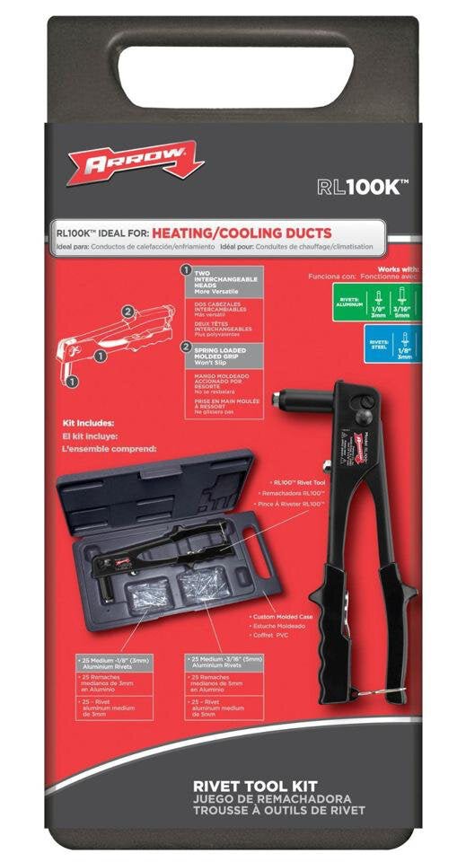 ARROW RL100K RIVET TOOL KIT - Burkes of Rathnew
