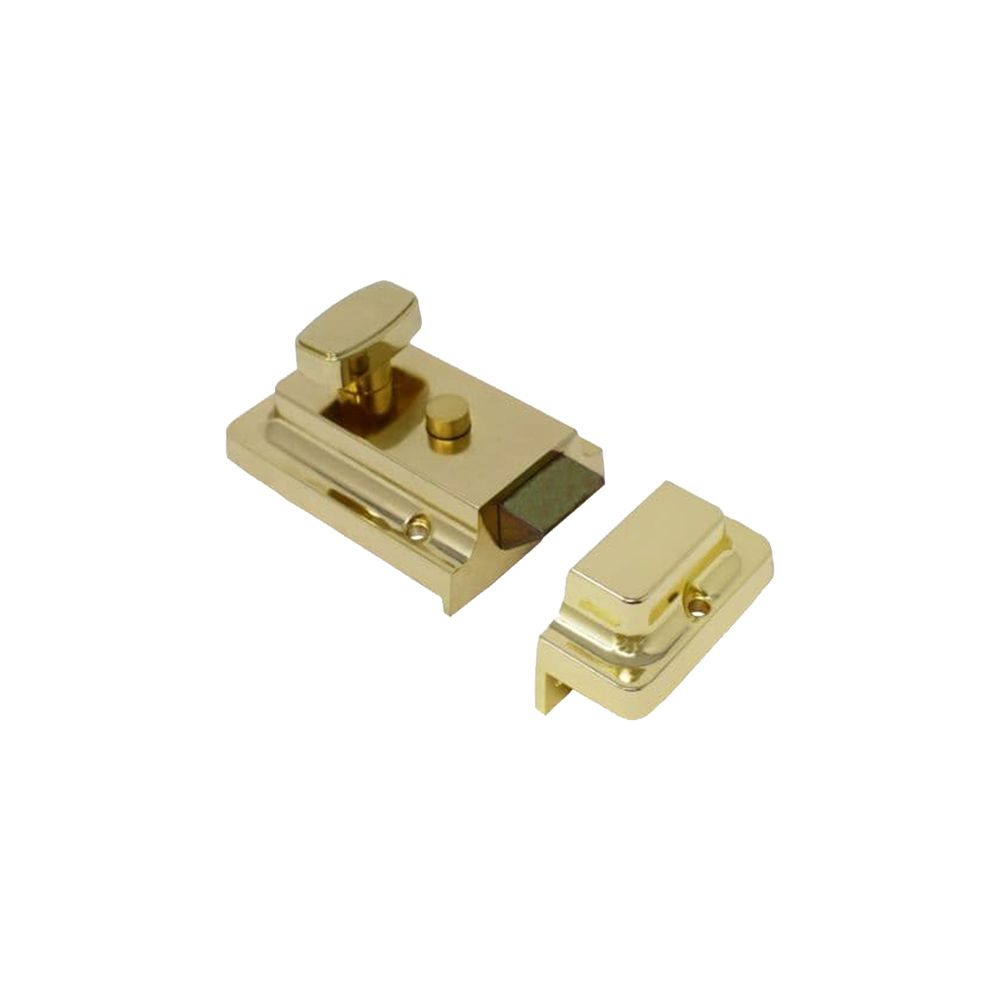 Yale Essentials Nightlatch 60 Brass