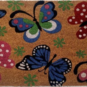 Butterfly 6 Colour Door Mat 40cmx70cm