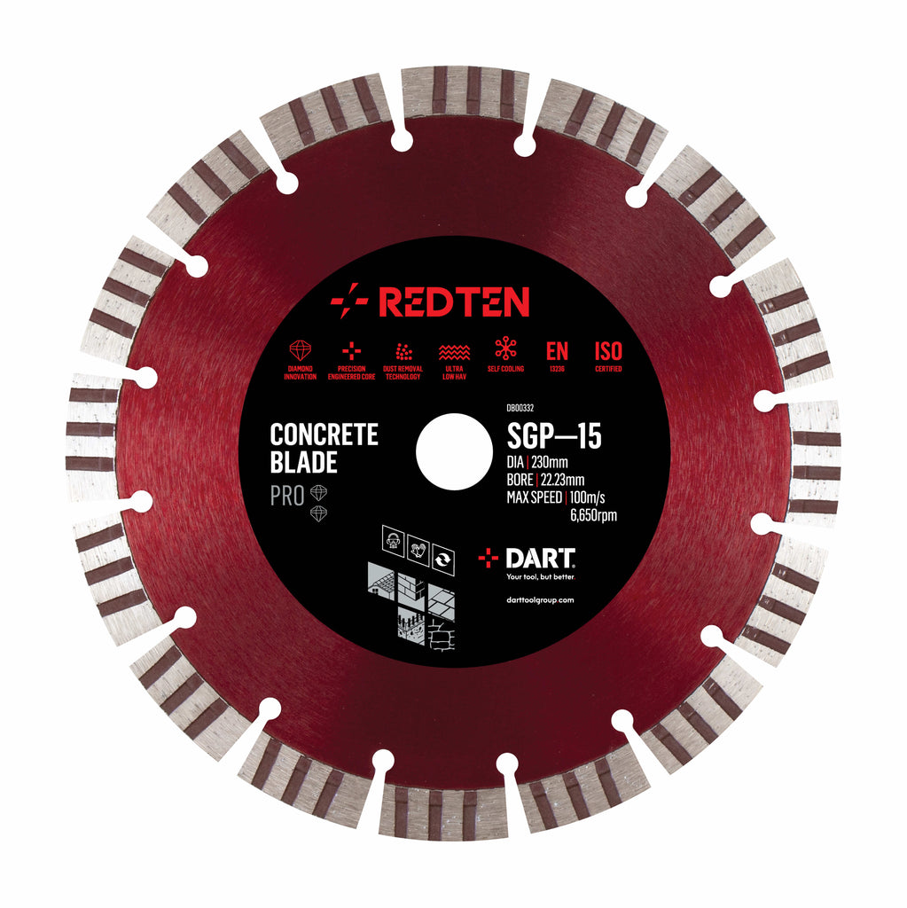 DART Red Ten Pro SGP-15 Diamond Blade 300DMM X 20B