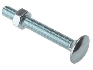 Carriage Bolt ZP M6X50MM Bag 10