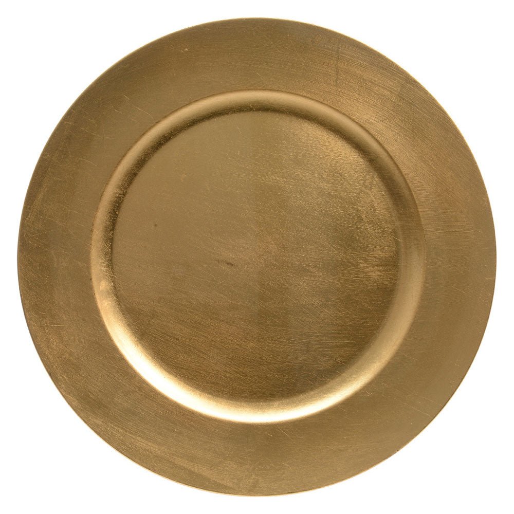 Charger Plate Gold - Burkes of Rathnew