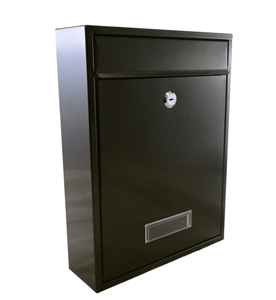 Lee Post Box – Black (350 x 260 x 85mm)