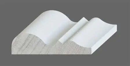 35MMX12MM Mouldings Code K Ogee Whiteboard