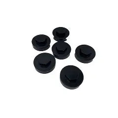 Tex Black Cover Caps (100)