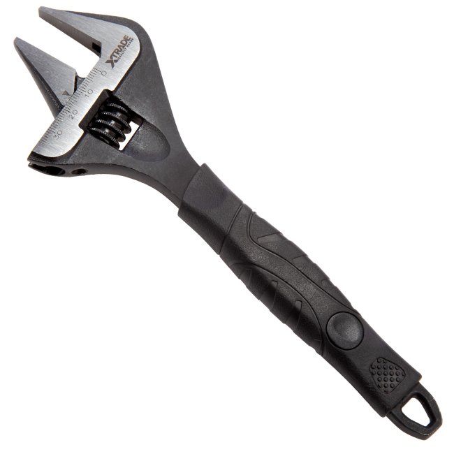 XTRADE WIDE JAW ADJUSTABLE WRENCH 8"