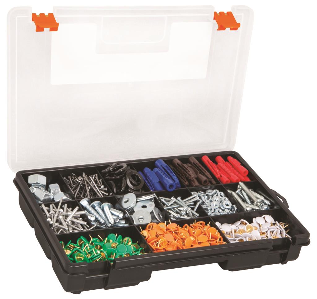 Truper 11" 15-Compartment Small Parts Organiser