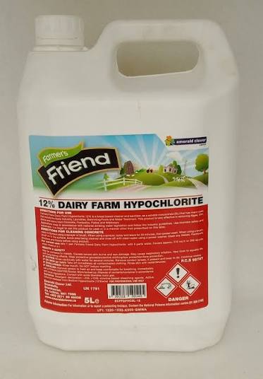 Farmers Friend 15% Dairy Farm Hypochlorite