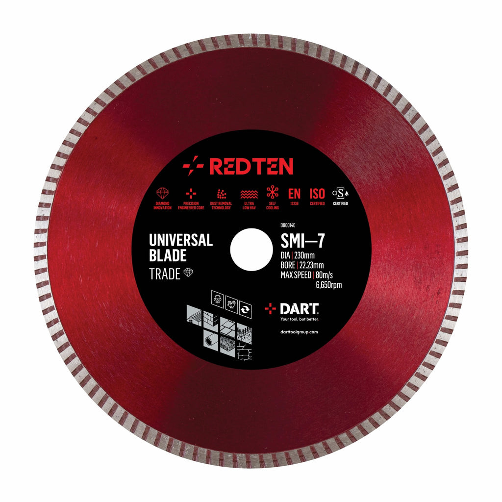 DART RED TEN SMI - 7 DIAMOND BLADE 230DMMX22B - Burkes of Rathnew