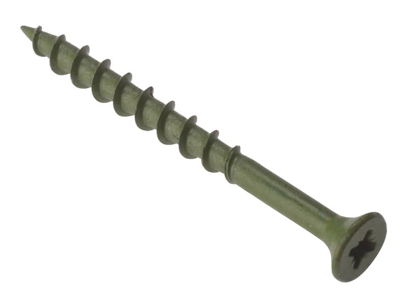 Green Decking Screws 4.5X55MM Box of 200