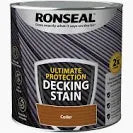 Ronseal Ultimate Protection Decking Stain in Cedar.