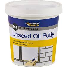 0.5KG LINSEED OIL PUTTY BROWN