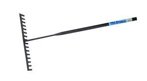 Tarmac Rake with Steel Tubular Handle