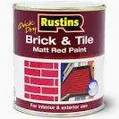 Rustins Brick & Tile Matt Red 500ml