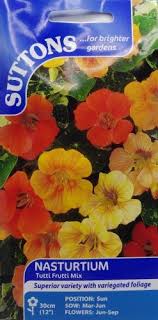 Nasturtium ‘Tutti Frutti’ Seeds – A Burst of Color and Flavor