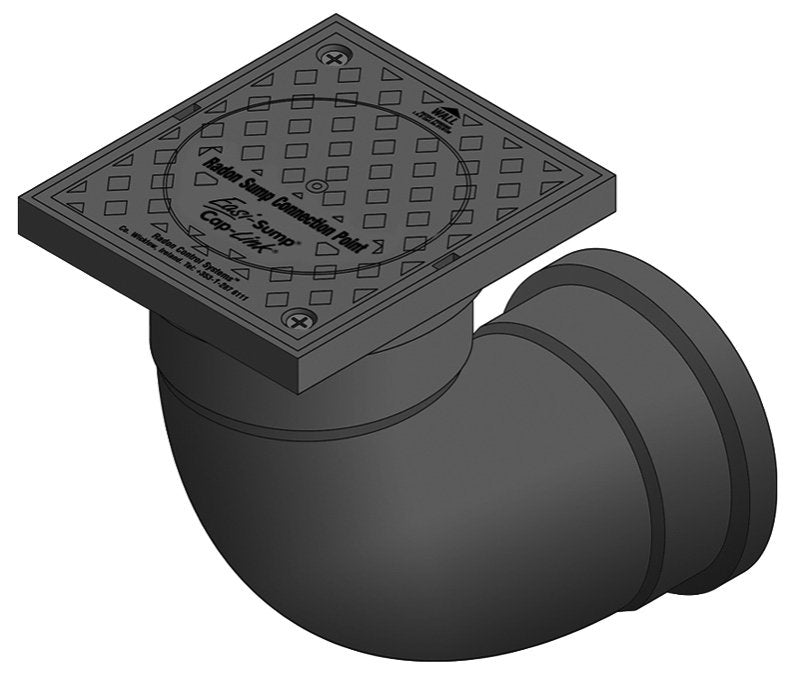 Radon Easi Sump Cap Links 90 DEG