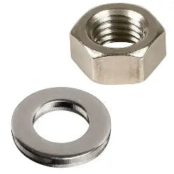 Forgepack M12 Nut & Flat Washer PK 6