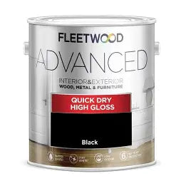 Advanced Quick Dry High Gloss Black 750ml